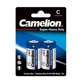 C Super Heavy Duty Batteries, 2 Pack