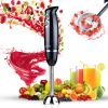 Hand Blender Immersion Blender Handheld Stick Batidora Electric Blenders Emersion Hand Mixer For Kitchen 5 Core HB 1510 BLK