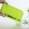 Foldable Chopping Board Rinse & Strainer Veggies & Fruit Cutting Board BPA-Free Plastic Multifunctional Cutting Board Mat