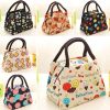 Waterproof Cloth Lunch Bag Lunch Box Lunch Bag Handbags-Small Leaves