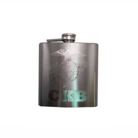 USMC Engraved Hip Flask