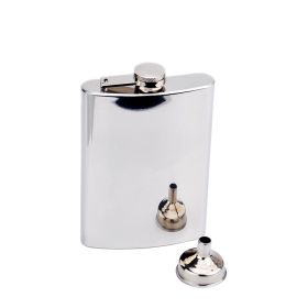 Mirror Finish 8oz Hip Flask