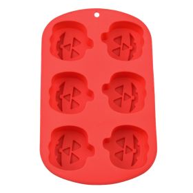 Creative Pumpkin Cake Mold DIY Handmade Baking (Color: Red)