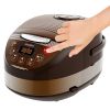 Rice Cooker Small Rice Maker Steamer Pot Electric Steamer Digital Electric Rice Pot Multi Cooker & Food Steamer Warmer 5.3 Qt 5 Core RC0501