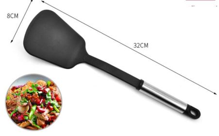 Kitchen Spatula Creative Cooking Silicone Kitchenware (Option: Spatula)