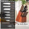 Daily Necessities Kitchen Knife Set Stainless Steel Knife Block Set