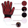 1pc Of BBQ Barbecue Gloves - 800 Degree Heat Resistant Gloves Fireproof And Flame Retardant Gloves In Microwave Oven