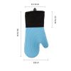 Silicone Insulated Gloves Microwave Oven High Temperature Kitchen Anti-Hot Gloves