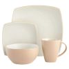 Square Stoneware 16 Piece Dinnerware Set